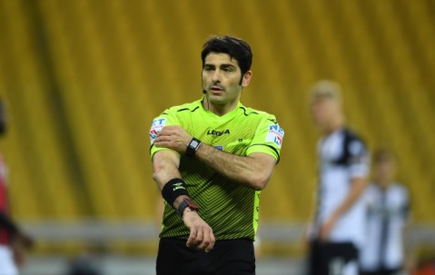 著名裁判马雷斯卡复出将执法本轮意乙联赛，此前因威胁球员被禁哨