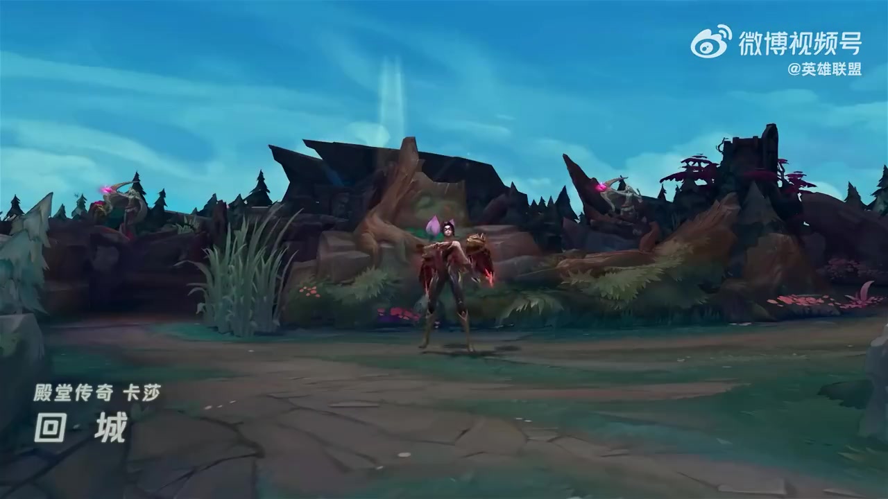 殿堂传奇-卡莎皮肤展示：局内有专属击败计数特效